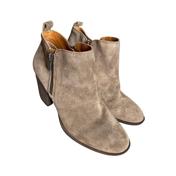 Lucky Brand Basel Mid Leather Bootie 8.5 - Picture 1 of 6